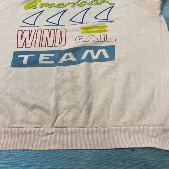 Vintage American Wind Sail Team Sweatshirt Women's L Retro - Picture 7 of 10